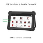 LCD Touch Screen Digitizer Replacement for ThinkCar PLATINUM S8